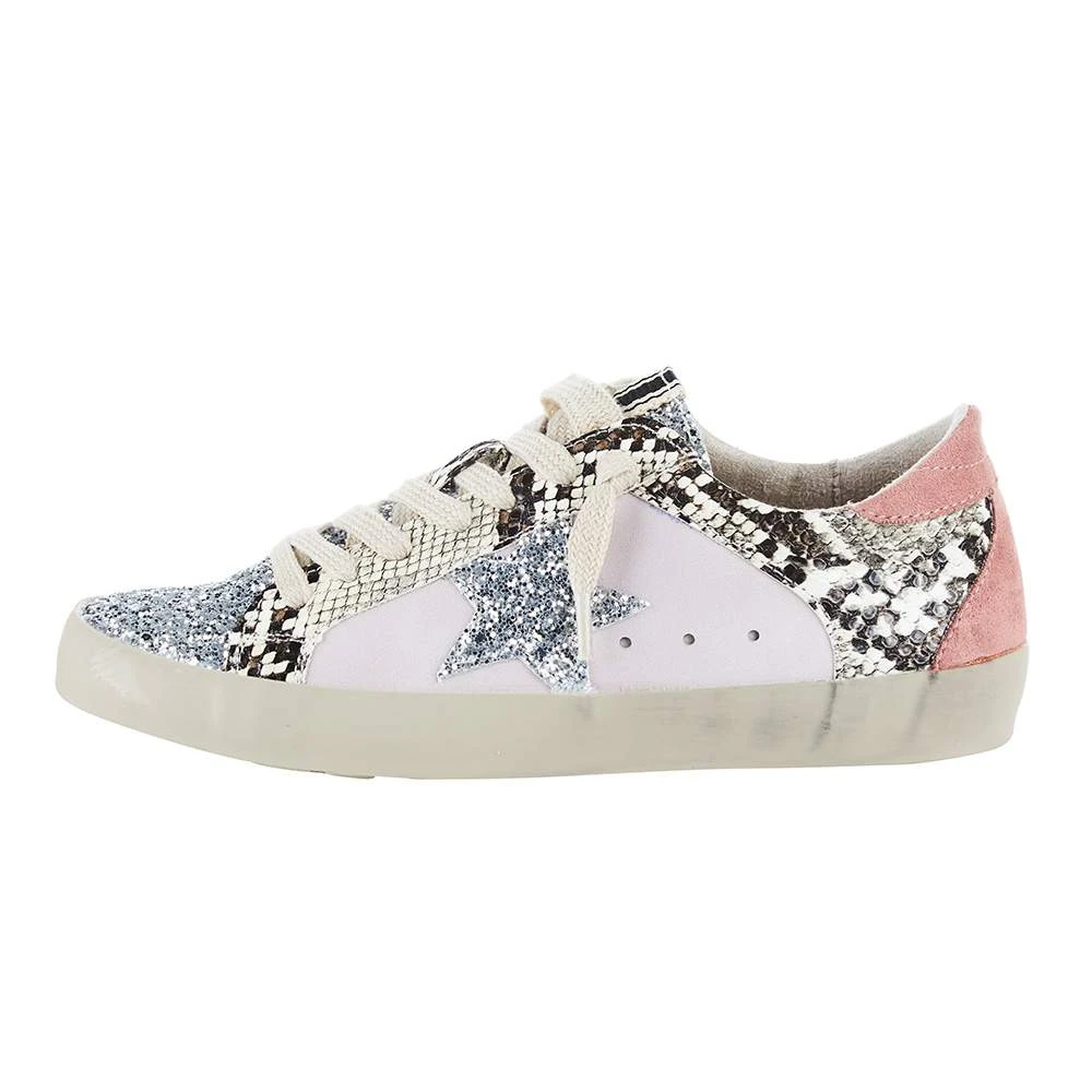 Shu Shop Paula Multi Print Lilac Casual Shoe 3 Shu Shop Paula Multi Print Lilac Casual Shoe - Image 3