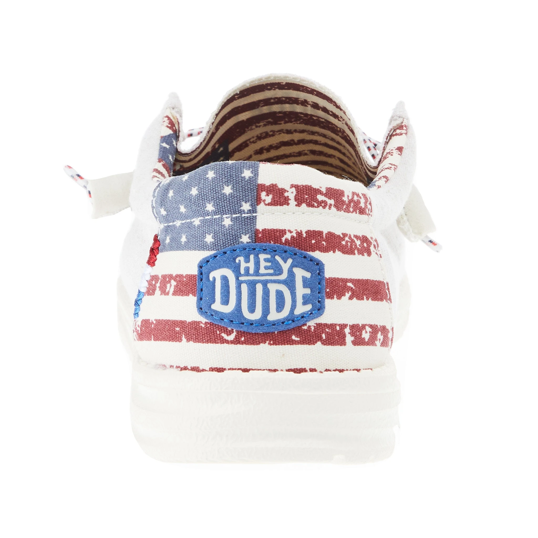 Heydude Men's Hey Dude Wally Patriotic Off White Casual 4 Heydude Men's Hey Dude Wally Patriotic Off White Casual - Image 4