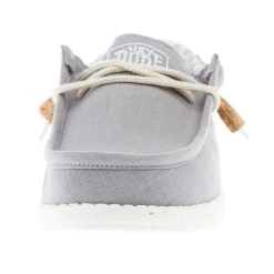 Heydude Men's Hey Dude Wally Linen Natural Grey Casual -Ariat Sales Store 40015 030 05