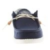 Heydude Men's Hey Dude Wally Linen Natural Navy Shoe