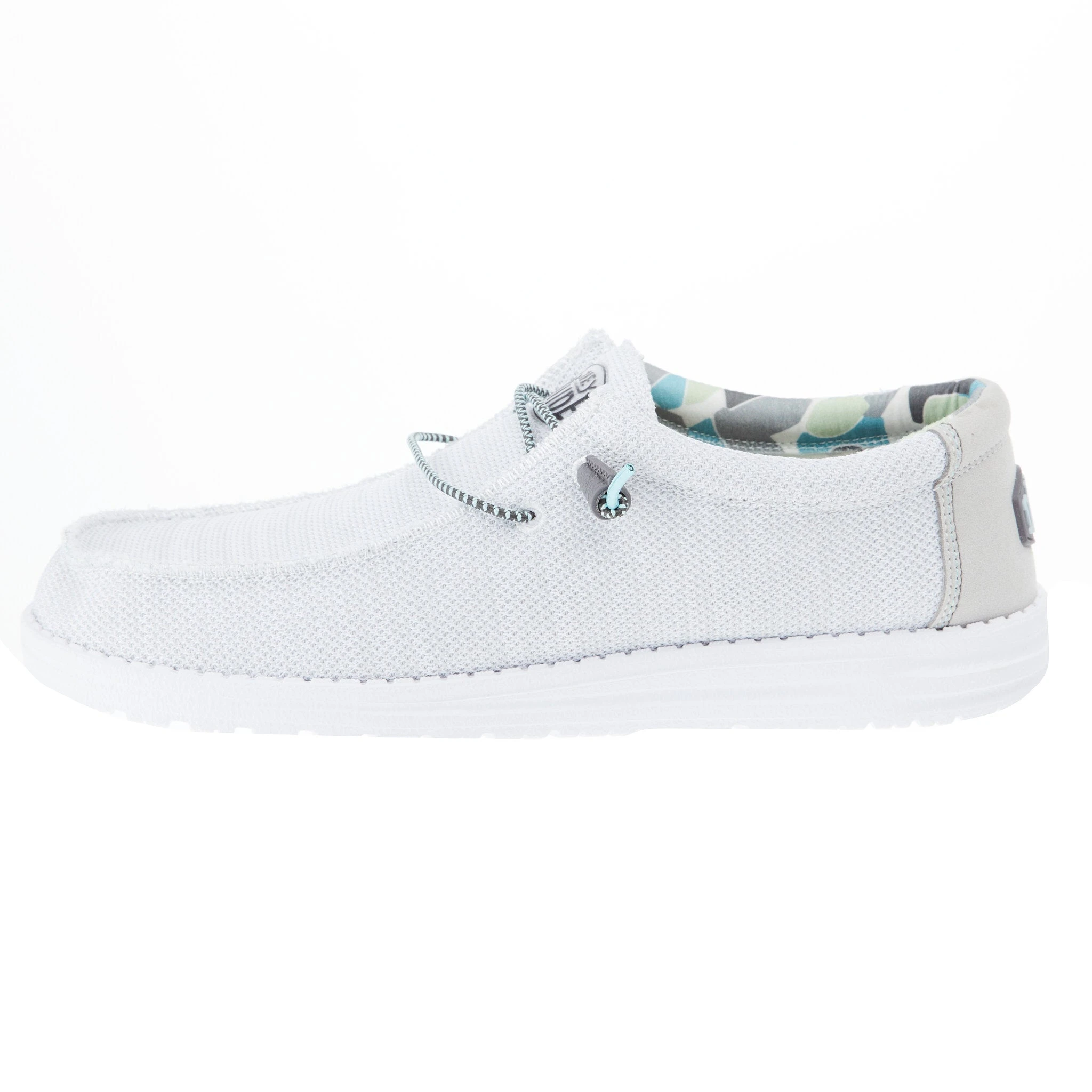 Heydude Men's Hey Dude Wally Sox Triple Needle Star White Casual Shoe 3 Heydude Men's Hey Dude Wally Sox Triple Needle Star White Casual Shoe - Image 3