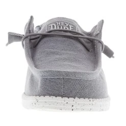 Heydude Men's Hey Dude Wally Stretch Canvas Grey Iron Shoe 6 Heydude Men's Hey Dude Wally Stretch Canvas Grey Iron Shoe -Ariat Sales Store 40022 1HO 02