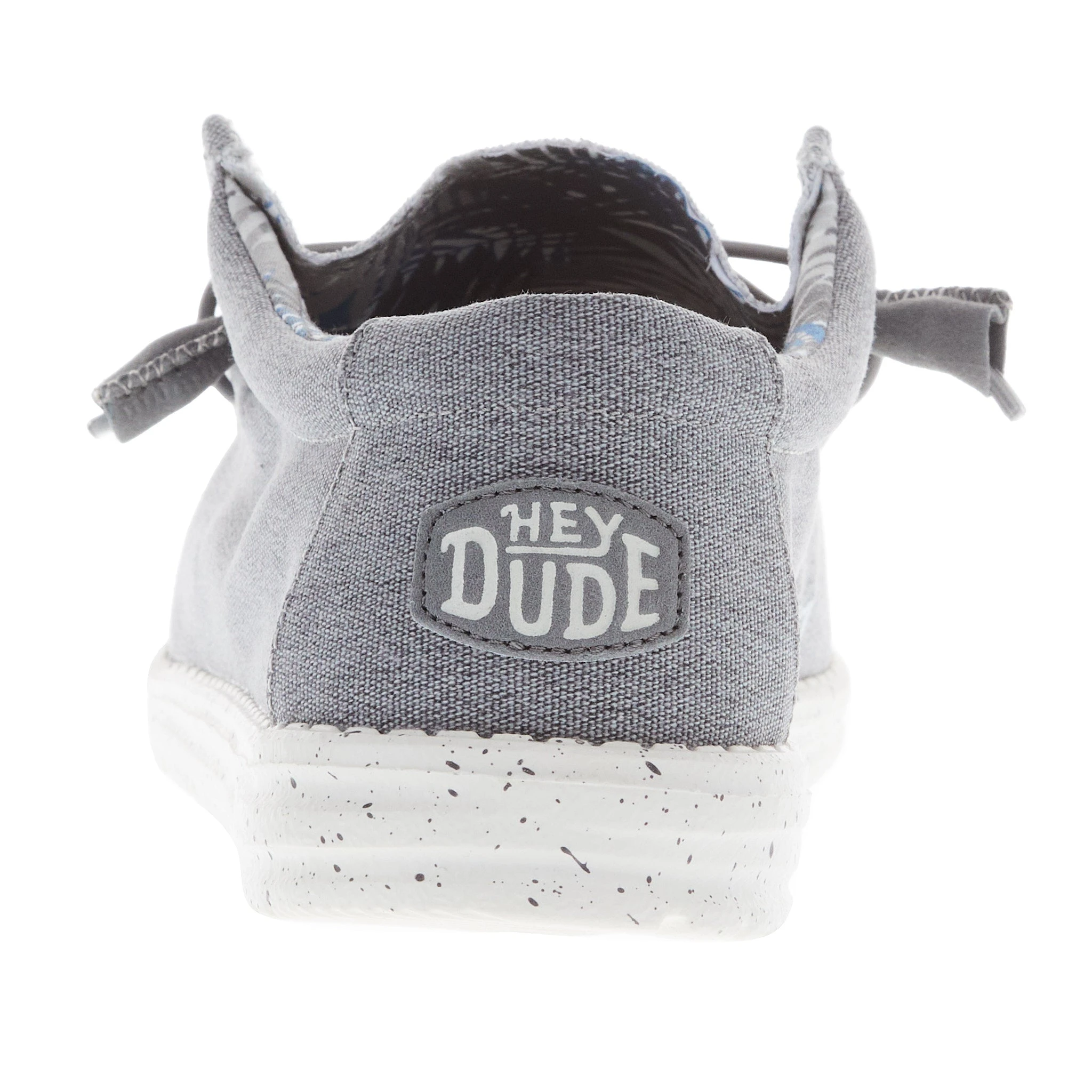 Heydude Men's Hey Dude Wally Stretch Canvas Grey Iron Shoe 4 Heydude Men's Hey Dude Wally Stretch Canvas Grey Iron Shoe - Image 4