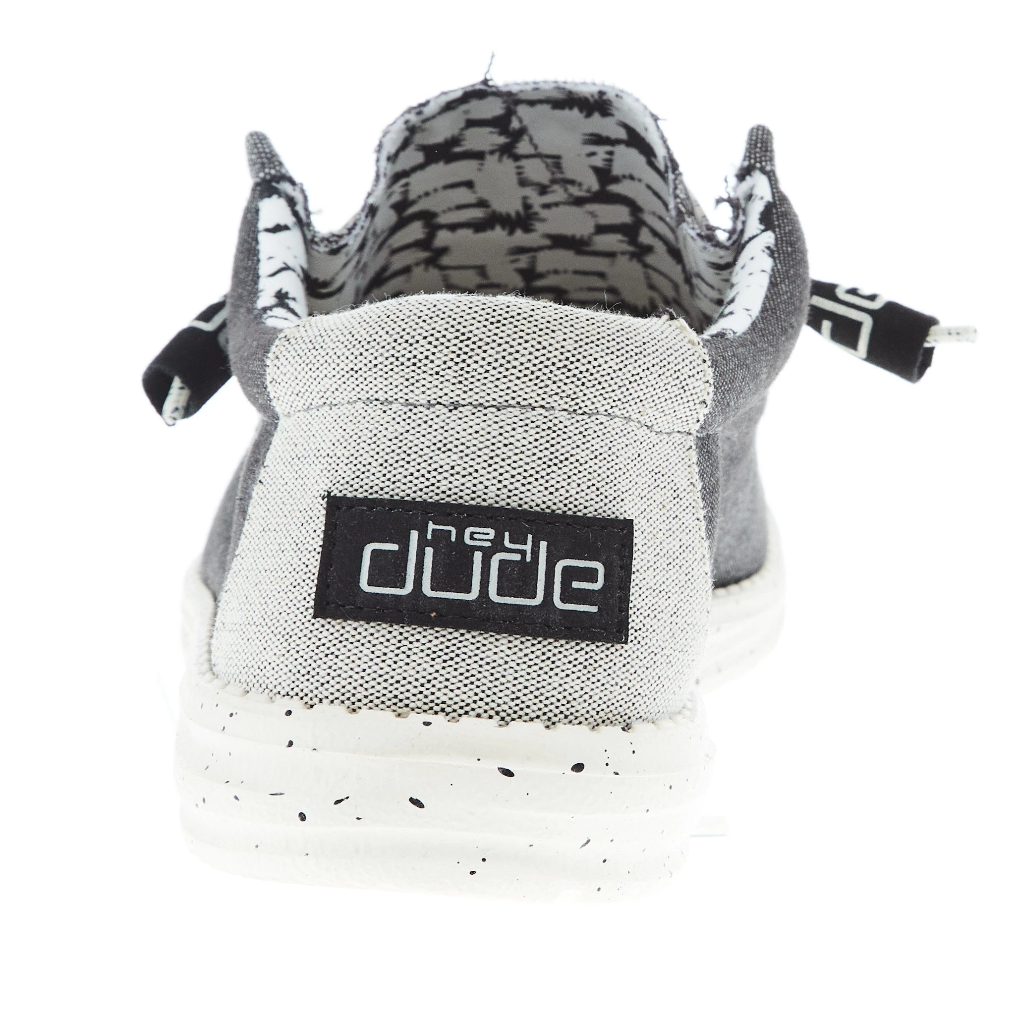 Heydude Men's Hey Dude Wally Stretch Canvas Opal Black 2 Heydude Men's Hey Dude Wally Stretch Canvas Opal Black - Image 2