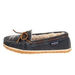 Minnetonka Women's Tilia Grey Slipper -Ariat Sales Store 40155 9972