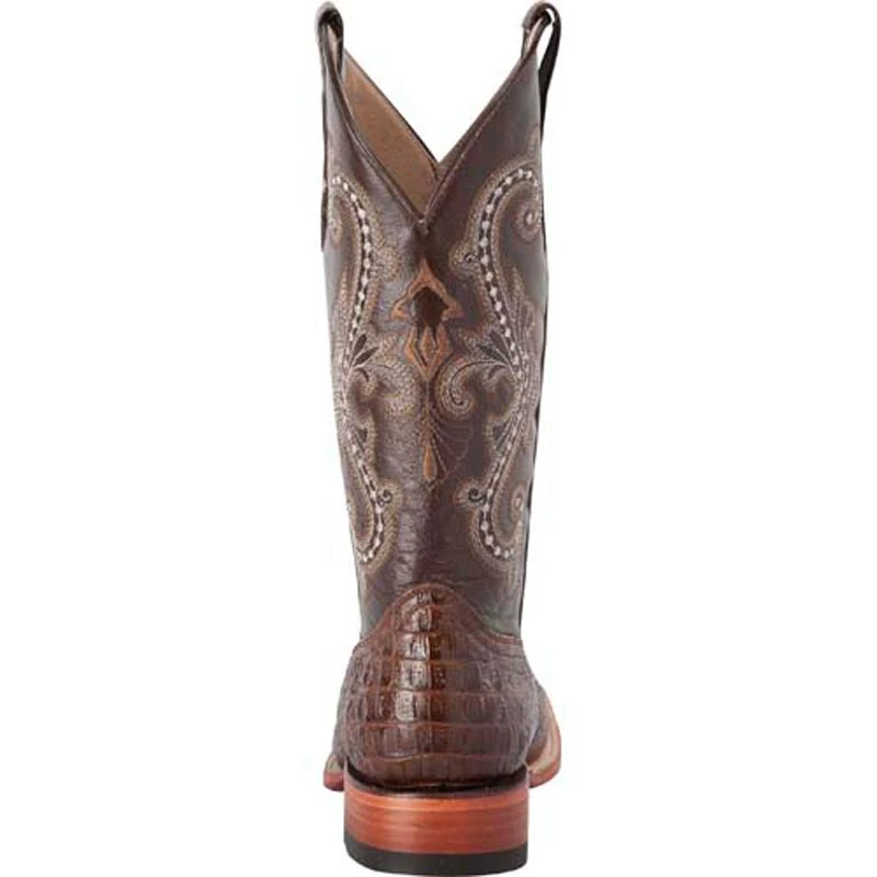 Ferrini Men's Sport Rust Caiman Print Cowboy Boots 2 Ferrini Men's Sport Rust Caiman Print Cowboy Boots - Image 2