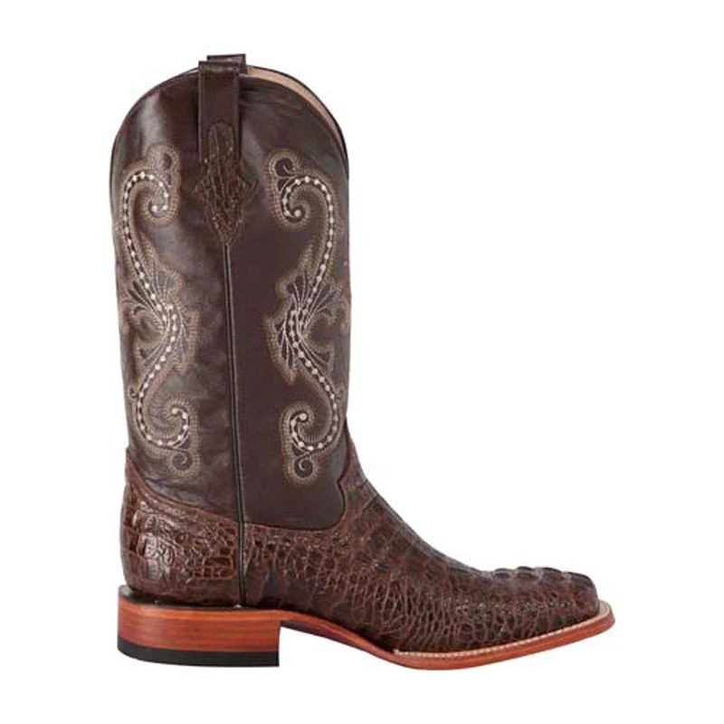 Ferrini Men's Sport Rust Caiman Print Cowboy Boots 5 Ferrini Men's Sport Rust Caiman Print Cowboy Boots - Image 5