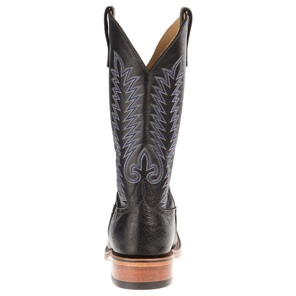 Anderson Bean Men's NRS Ride Ready Black Smooth Ostrich Cowboy Boots 4 Anderson Bean Men's NRS Ride Ready Black Smooth Ostrich Cowboy Boots - Image 4