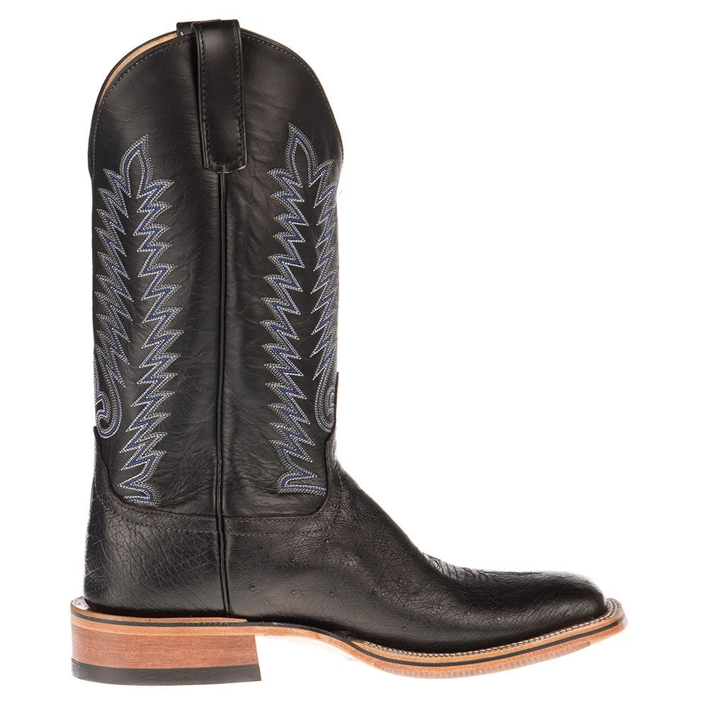 Anderson Bean Men's NRS Ride Ready Black Smooth Ostrich Cowboy Boots 5 Anderson Bean Men's NRS Ride Ready Black Smooth Ostrich Cowboy Boots - Image 5