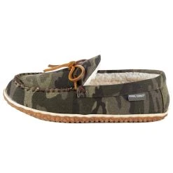 Minnetonka Men`s Taft Green Camo Print Slipper -Ariat Sales Store 41030 3
