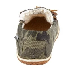 Minnetonka Men`s Taft Green Camo Print Slipper -Ariat Sales Store 41030 4
