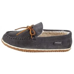 Minnetonka Men`s Taft Charcoal Slipper -Ariat Sales Store 41034 3