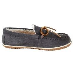 Minnetonka Men`s Taft Charcoal Slipper -Ariat Sales Store 41034 5