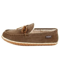 Minnetonka Men`s Taft Autumn Brown Slipper -Ariat Sales Store 41037 3