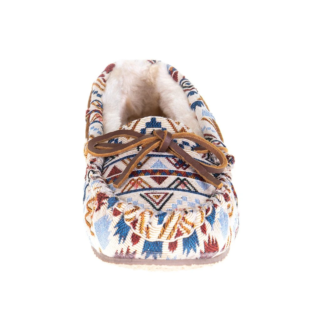 Women's Minnetonka Cally Cream Mosaic Casual 2 Women's Minnetonka Cally Cream Mosaic Casual - Image 2