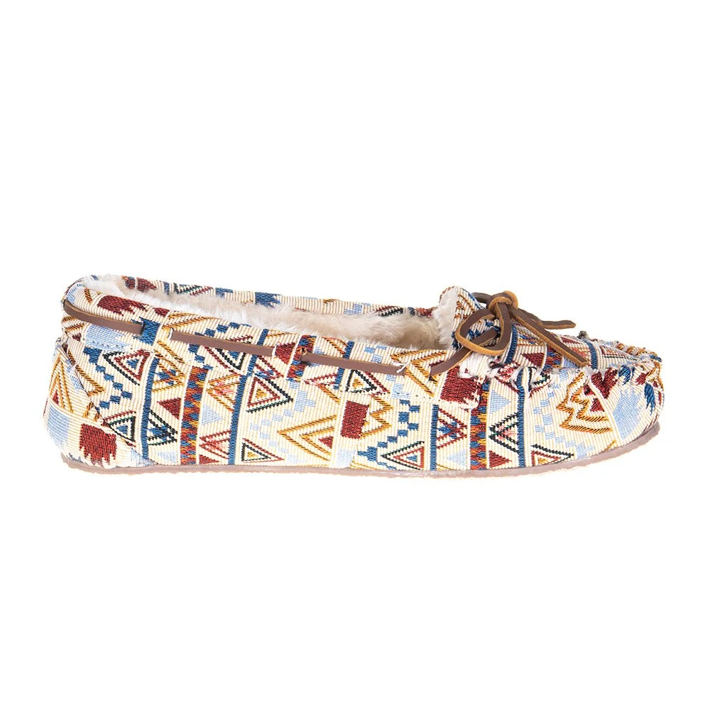 Women's Minnetonka Cally Cream Mosaic Casual 5 Women's Minnetonka Cally Cream Mosaic Casual - Image 5
