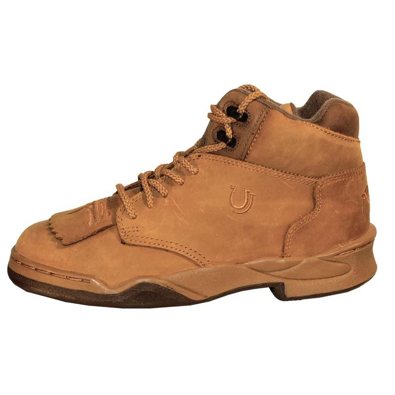 Roper Amber Brown-Chocolate Horseshoe 1 Roper Amber Brown-Chocolate Horseshoe