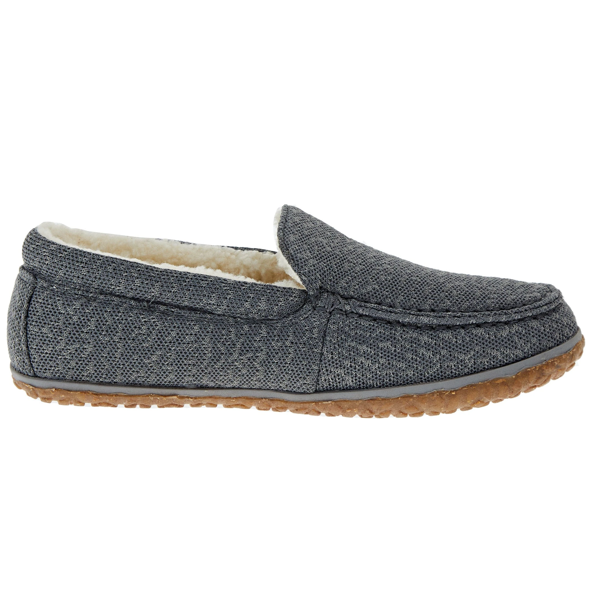 Minnetonka Men's E Elm Grey Slip On Casual Shoe 5 Minnetonka Men's E Elm Grey Slip On Casual Shoe - Image 5