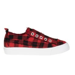 Corkys Footwear Kids Corkys Red Plaid Casual Shoe -Ariat Sales Store 51 0121 RPLD 4