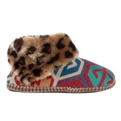 Mf Western Products Women's M+F Multi Aztec Cheetah Slipper -Ariat Sales Store 5729097 5