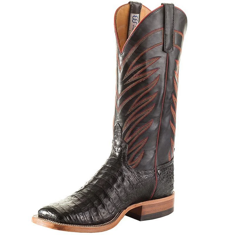 Anderson Bean Black Caiman 3in Black Glove Top 1 Anderson Bean Black Caiman 3in Black Glove Top