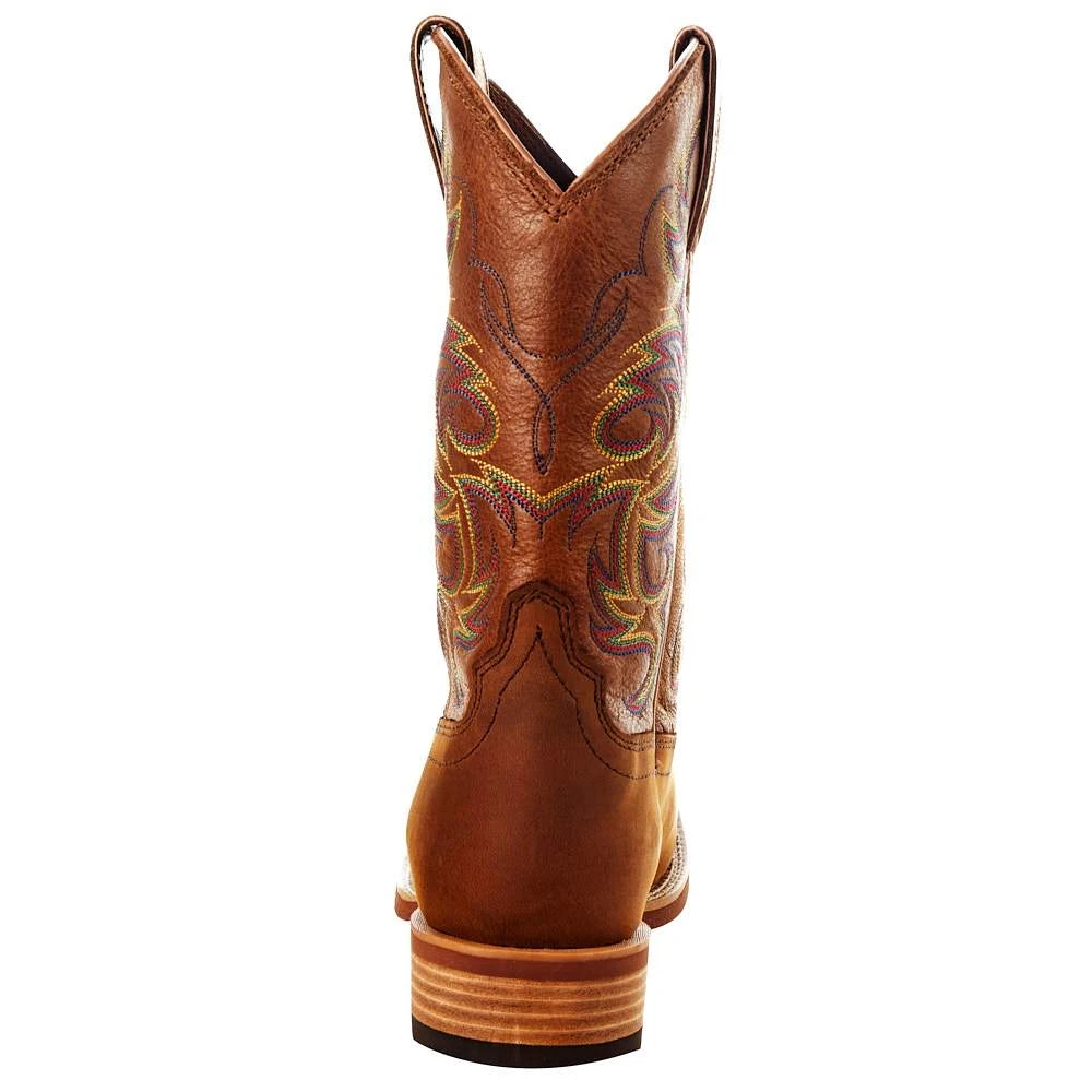 Justin Boots Men's Justin Cowman Cognac Cowboy Boot 5 Justin Boots Men's Justin Cowman Cognac Cowboy Boot - Image 5