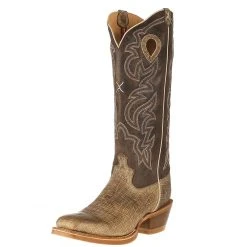 Twisted X Men's Bisconte Hippo 16in. Rustico Chocolate Top