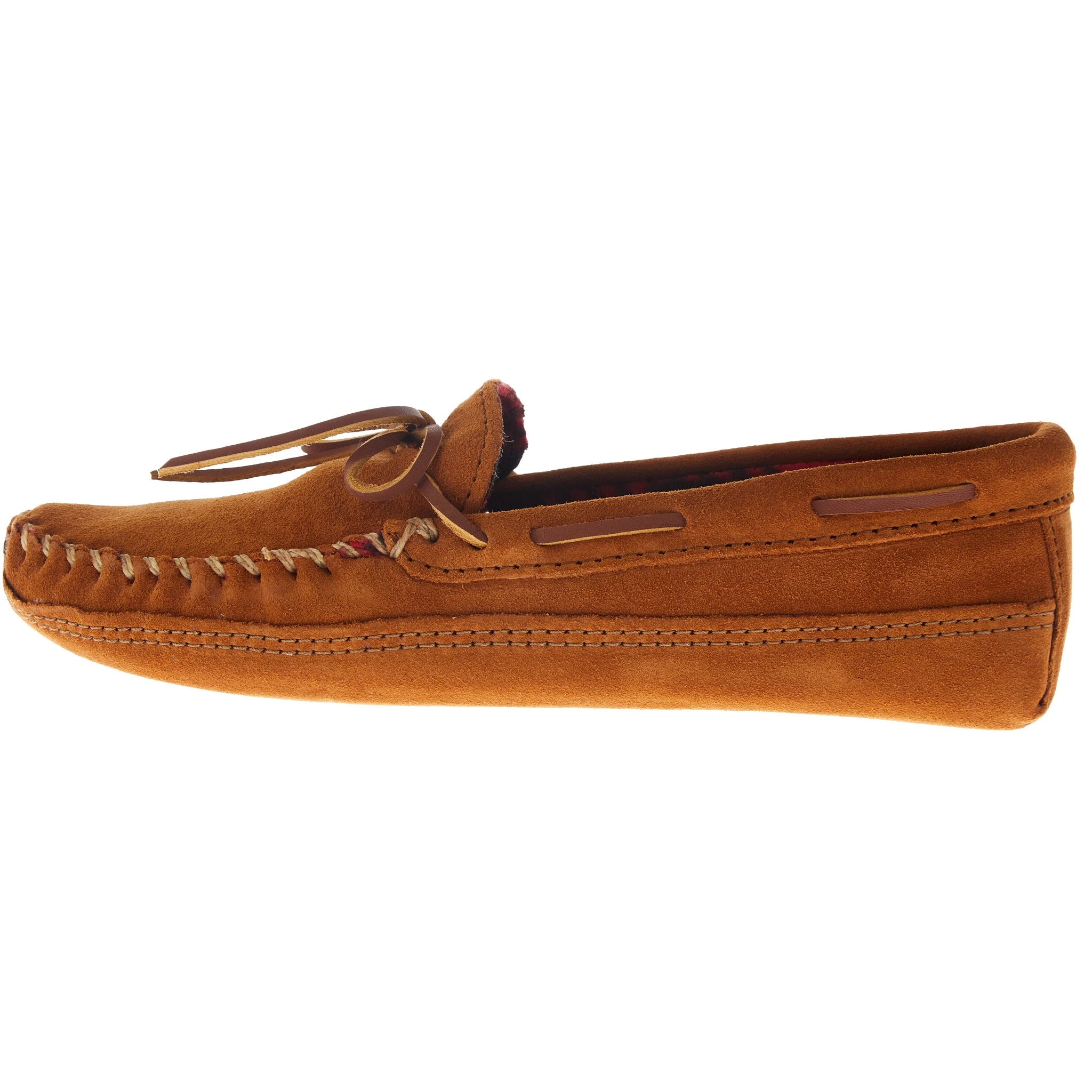 Minnetonka Men's Brown Fleece Lined House Shoe 3 Minnetonka Men's Brown Fleece Lined House Shoe - Image 3