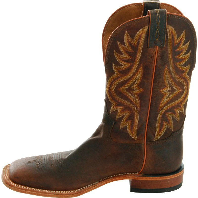 Tony Lama Men's Americana Tan Worn Goat - Brown 11in Top Cowboy Boot 2 Tony Lama Men's Americana Tan Worn Goat - Brown 11in Top Cowboy Boot - Image 2