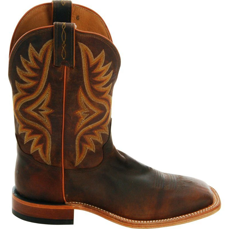 Tony Lama Men's Americana Tan Worn Goat - Brown 11in Top Cowboy Boot 3 Tony Lama Men's Americana Tan Worn Goat - Brown 11in Top Cowboy Boot - Image 3