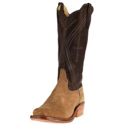 Men's NRS Ride Ready Rios Of Mercedes Tan Crazy Horse Roughout Chocolate Remuda Top Boots -Ariat Sales Store 9053T