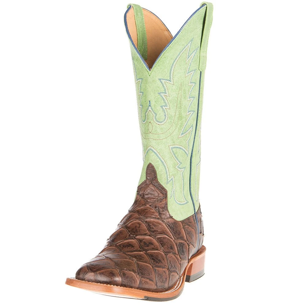 Horsepower Men's Choc Filet Fo Fish Green Sensation Cowboy Boots 1 Horsepower Men's Choc Filet Fo Fish Green Sensation Cowboy Boots