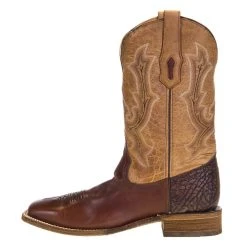 Corral Men's Brown Cowhide 12in. Tan Distressed Top Square Toe Boot -Ariat Sales Store A3506 2
