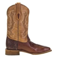 Corral Men's Brown Cowhide 12in. Tan Distressed Top Square Toe Boot -Ariat Sales Store A3506 4
