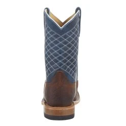Anderson Bean AB Kids Toast Bison Blue Lava Square Toe Boot -Ariat Sales Store ABK1116 4