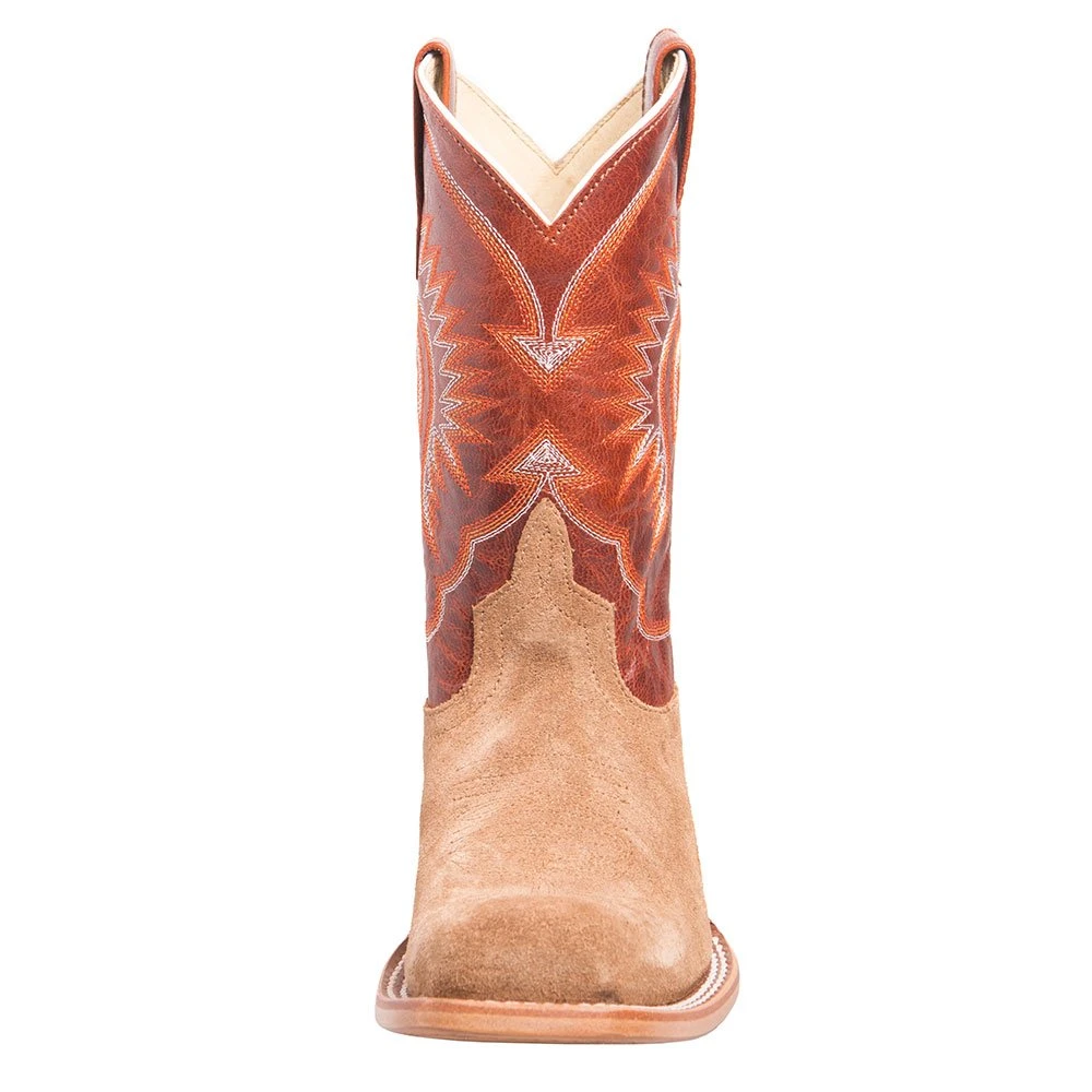 Kid's Anderson Bean Golden Crazy Horse Reverse Roughout Cowboy Boot 2 Kid's Anderson Bean Golden Crazy Horse Reverse Roughout Cowboy Boot - Image 2