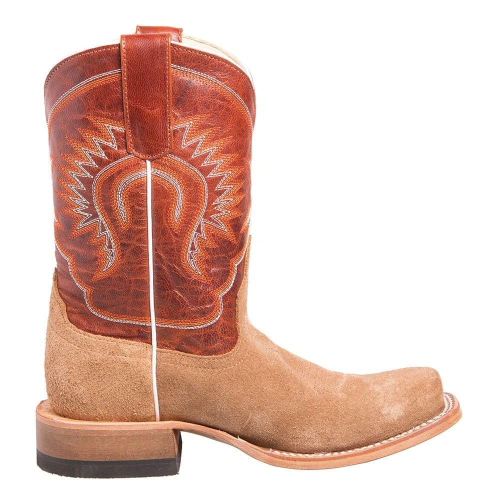 Kid's Anderson Bean Golden Crazy Horse Reverse Roughout Cowboy Boot 5 Kid's Anderson Bean Golden Crazy Horse Reverse Roughout Cowboy Boot - Image 5
