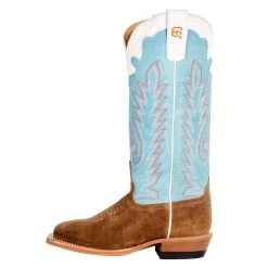 Anderson Bean Kids Coyote Sand Vamp Sky Blue Sensation Cowboy Boot -Ariat Sales Store ABK7096 2