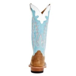 Anderson Bean Kids Coyote Sand Vamp Sky Blue Sensation Cowboy Boot -Ariat Sales Store ABK7096 3