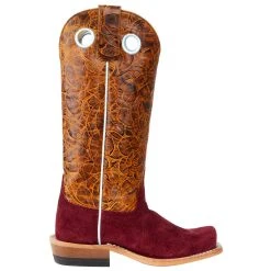 Kids Anderson Bean Red Roughout Tooled Top Cowboy Boot -Ariat Sales Store ABK7924 5