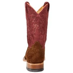 Kids Anderson Bean Brown Rough Out With Burgundy Roughout Top Cowboy Boot -Ariat Sales Store ABK7932 4
