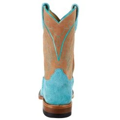 Anderson Bean Kids Blue Roughout Brown Top Cowboy Boot -Ariat Sales Store ABK7933 4