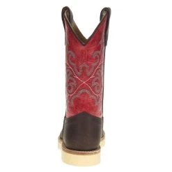 Old West Children's Brown Rugby Grenadine Red Boot -Ariat Sales Store BCS1951 32