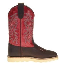 Old West Children's Brown Rugby Grenadine Red Boot -Ariat Sales Store BCS1951 4