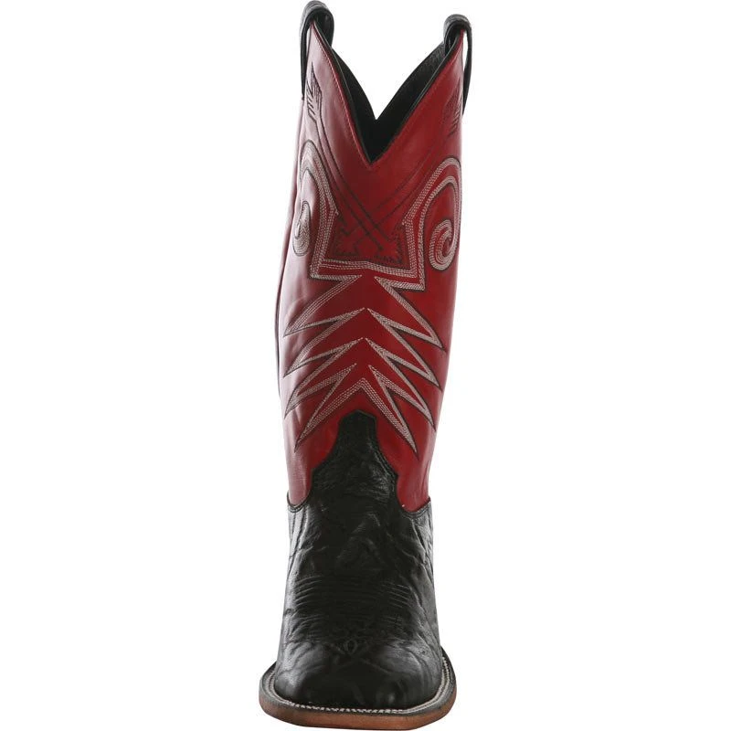 JUSTIN BOOT COMPANY Men's Justin Bent Rail Black Wildebeest Cowboy Boots 2 JUSTIN BOOT COMPANY Men's Justin Bent Rail Black Wildebeest Cowboy Boots - Image 2