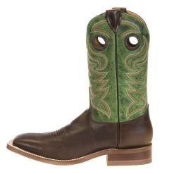 Justin Boot Company Men's Bent Rail Sion Taupe 11in. Green Soft Mad Dog Top -Ariat Sales Store BR723 2