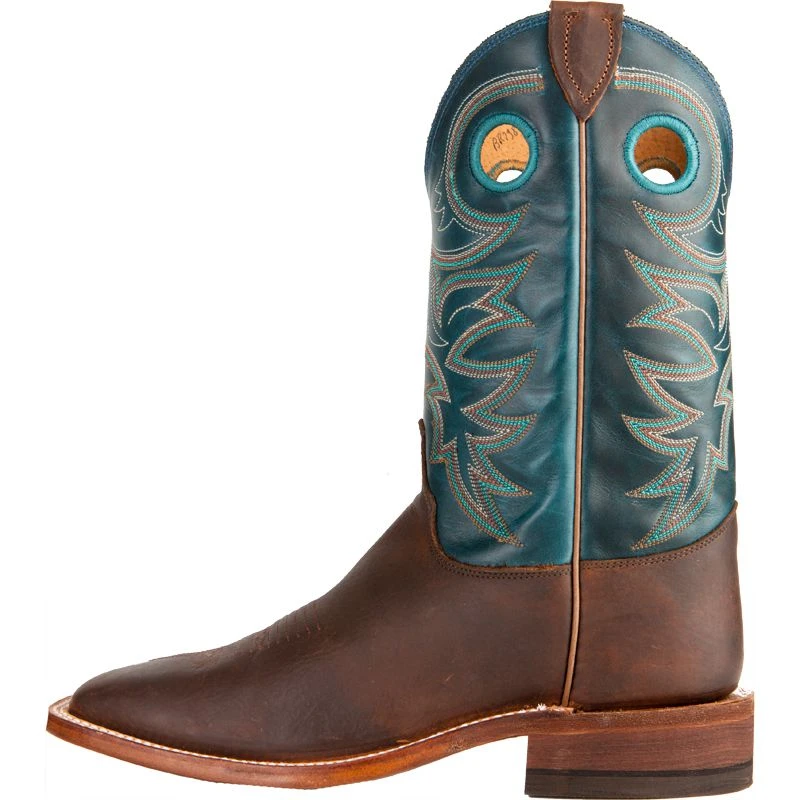 Justin Boot Company Men's Bent Rail Rough Rider Copper Bent Rail Cowboy Boots 3 Justin Boot Company Men's Bent Rail Rough Rider Copper Bent Rail Cowboy Boots - Image 3