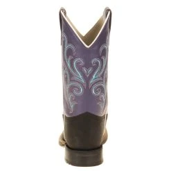 Old West Youth Purple Top Brown Foot Cowgirl Boots -Ariat Sales Store BSC1907 32