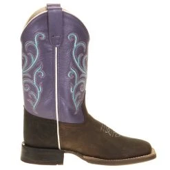 Old West Infant Purple Top Brown Foot Cowgirl Boot -Ariat Sales Store BSC1907 41