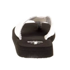 Corkys Footwear Women's Corkys Clover White Flip Flop -Ariat Sales Store CLOVER WHTE 3